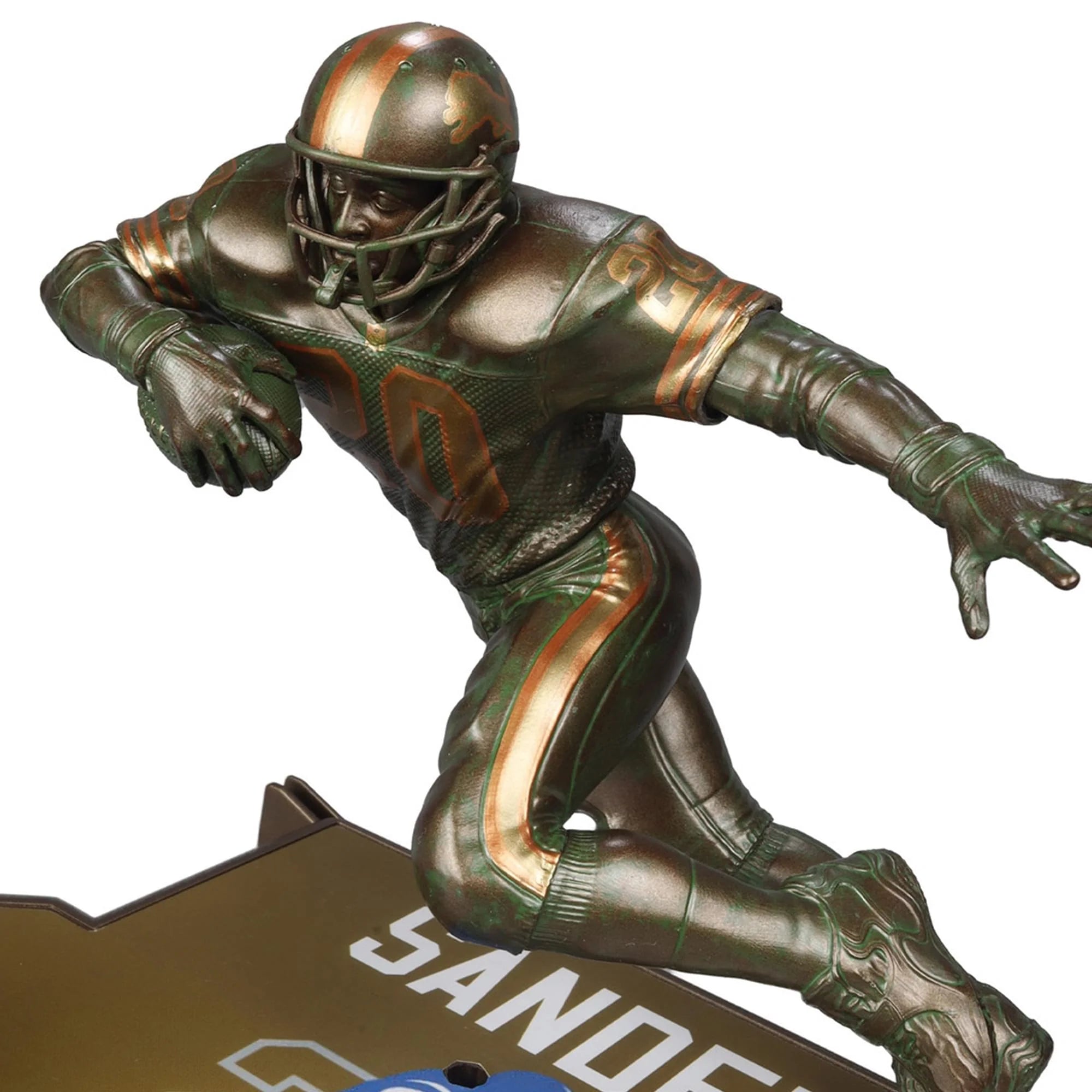 Detroit Lions NFL Sportspicks Figure | Barry Sanders (Bronze/Patina Gold Label)