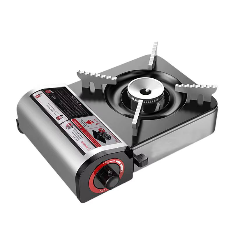 Mini Portable Butanes Camping Stove Electronic Ignition Gas Stove Portable Gas Grill for Outdoor Cooking Hiking Emergency