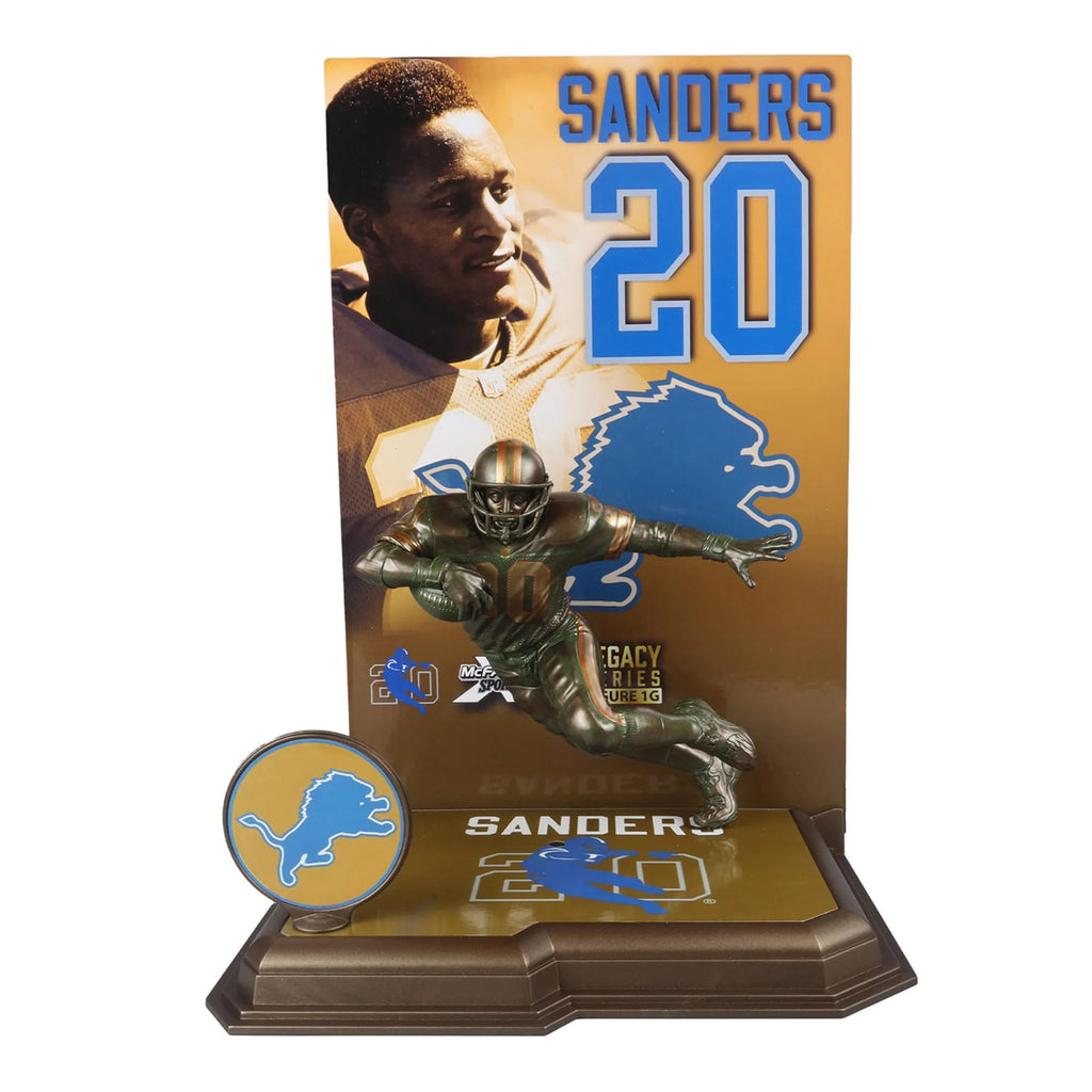 Detroit Lions NFL Sportspicks Figure | Barry Sanders (Bronze/Patina Gold Label)