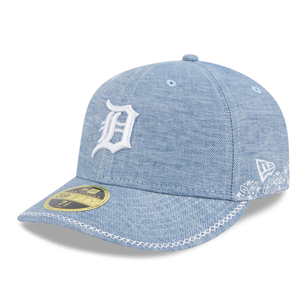 Cap 5950 Low Pro Detroit Tigers "Hand Stitched" - Chambray