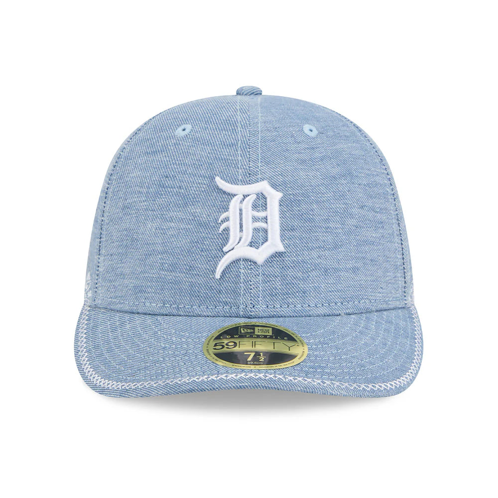 Cap 5950 Low Pro Detroit Tigers "Hand Stitched" - Chambray