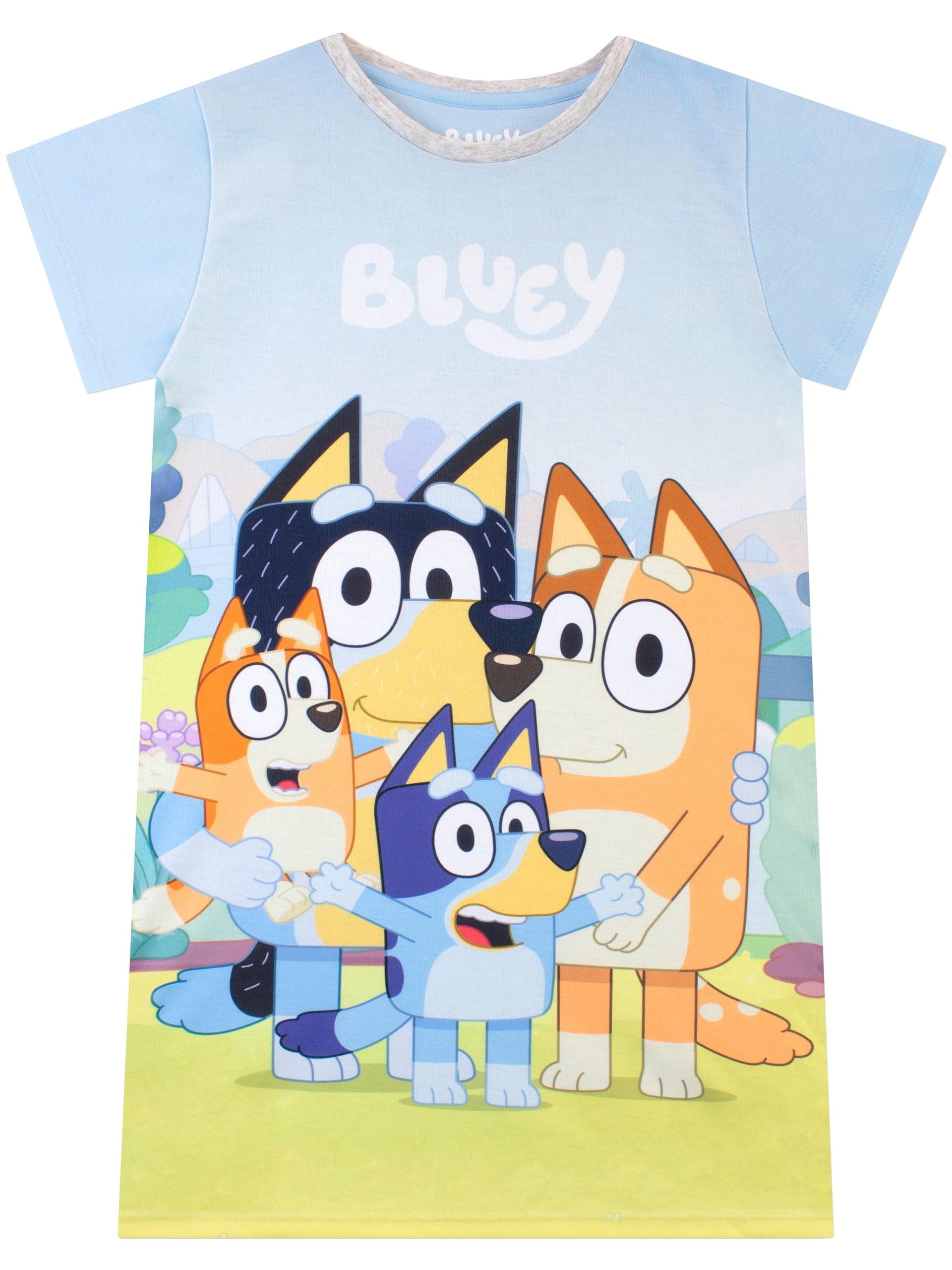 Girls Nightdress Blue Sizes 2T-8