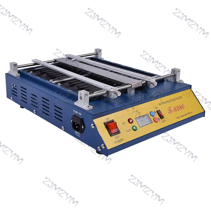 220V or 110V Puhui T8280 PCB Preheater IR Preheating Plate T-8280 Ir-Preheating Oven 0-450Degree Celsius Solder Repair