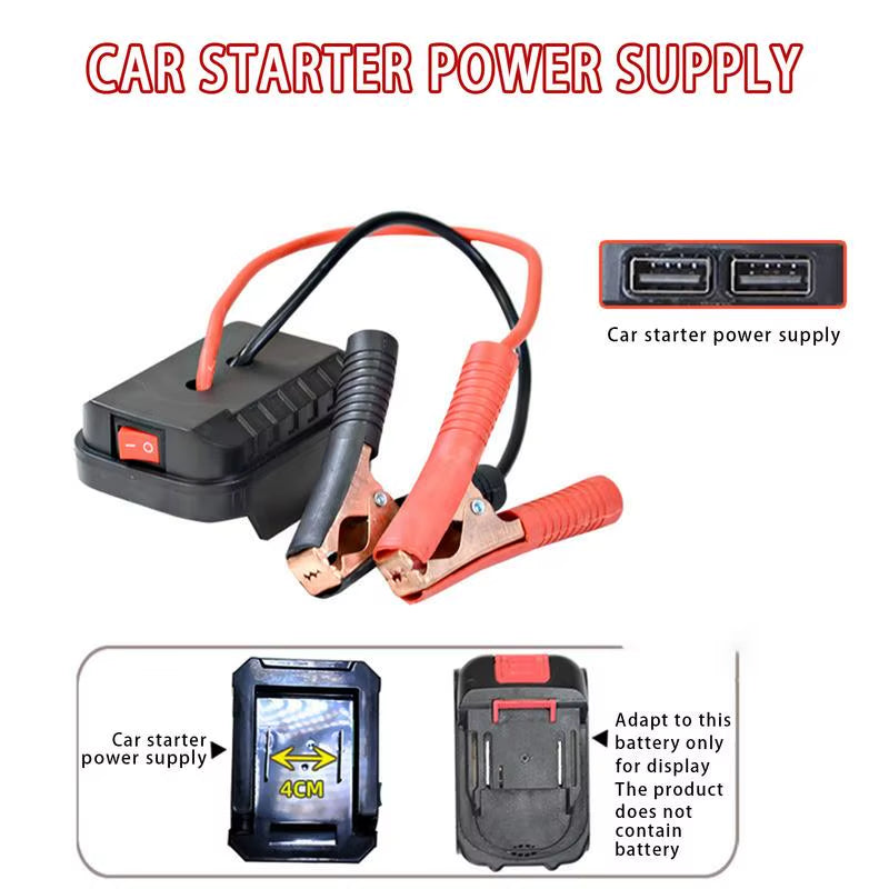 Jump Starter Battery Pack Jumper Box Battery Lithium Portable Jump Starter Powerful Battery Pack Quick Charging Automotive