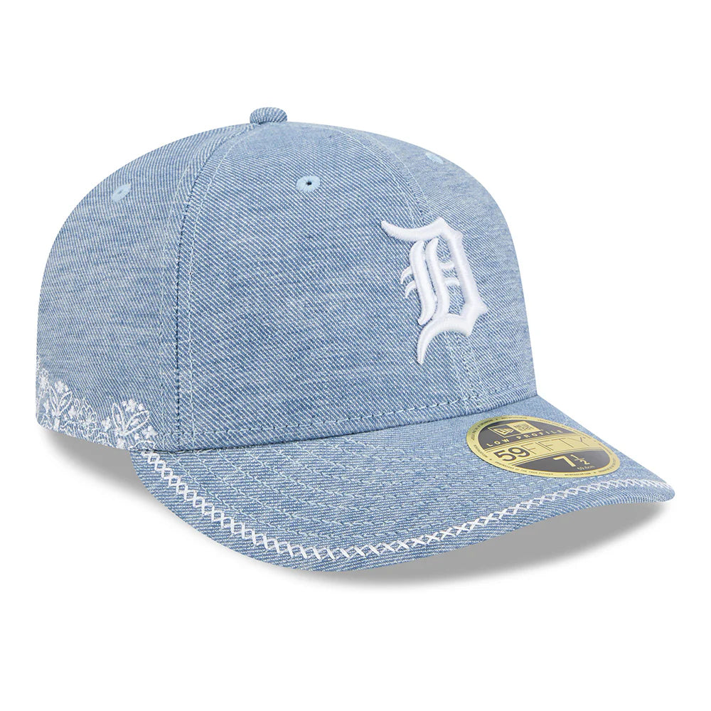Cap 5950 Low Pro Detroit Tigers "Hand Stitched" - Chambray