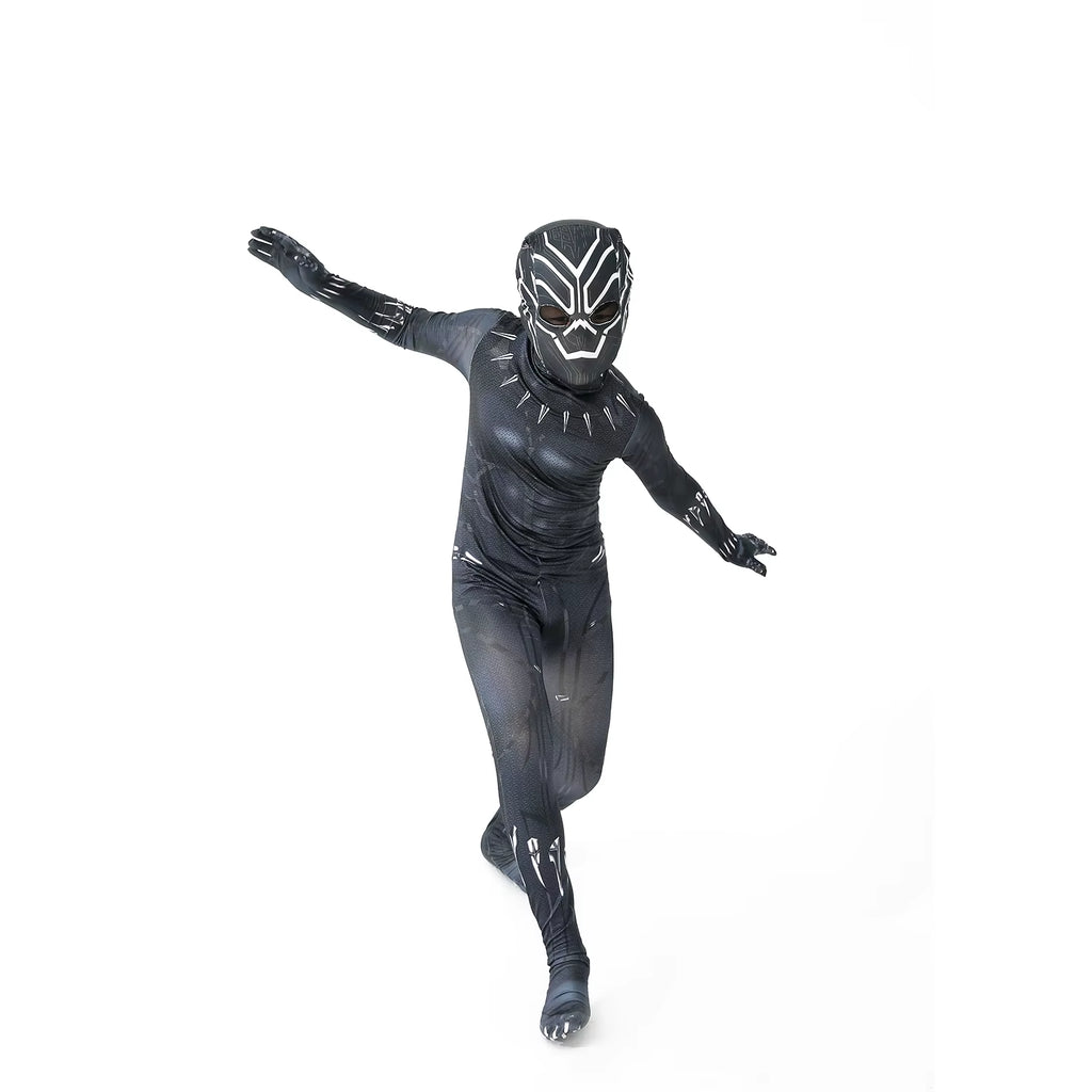 Anime Superhero Black Panther Men Adult Jumpsuits Panther Cosplay Halloween Costume Bodysuits Dress up New