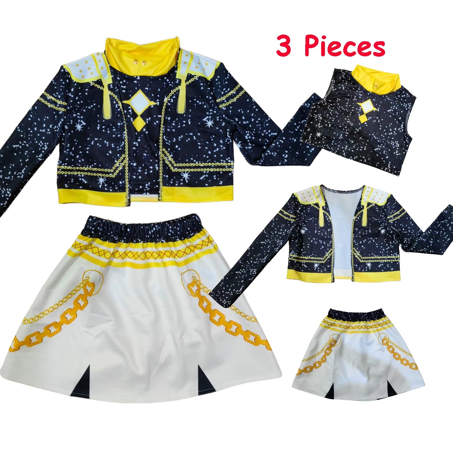 Kids Rumi Mira Zoey Cosplay Kpop Demon Hunters Girl Costume K Pop Huntrix Golden Costume Child Halloween Party Clolthes Outfit